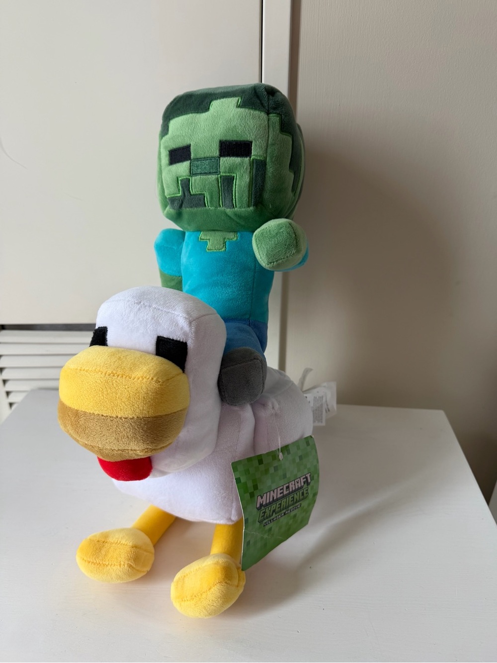 NWT Minecraft Chicken Jockey Plush Toy (Official Merchandise)